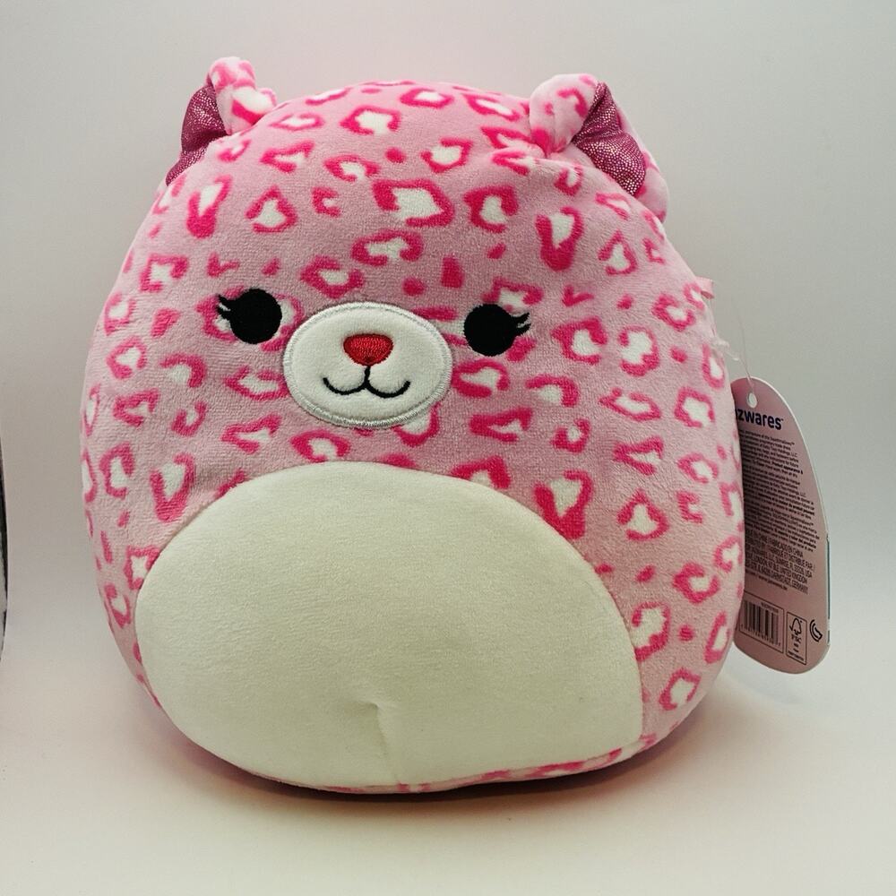Squishmallows Antonella Pink Cheetah Plush 7" Jazwares Stuffed Animal NWT
